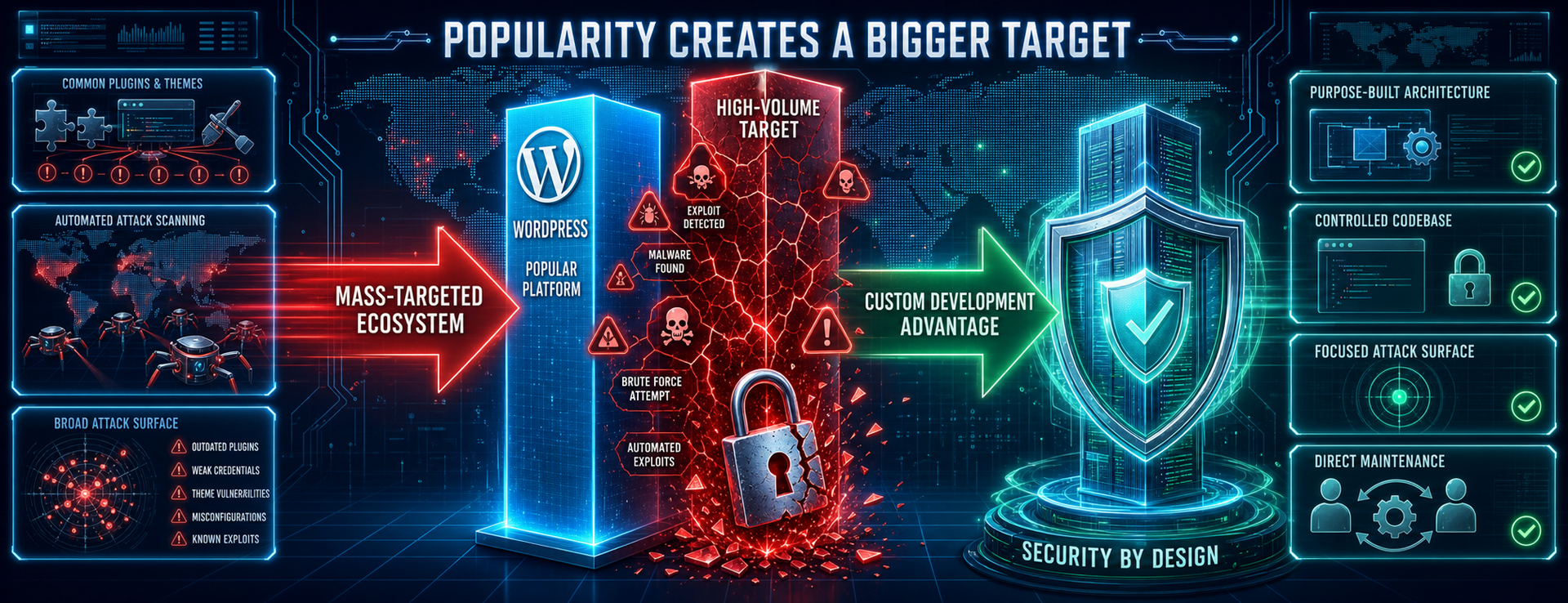 Popularity Creates a Bigger Target